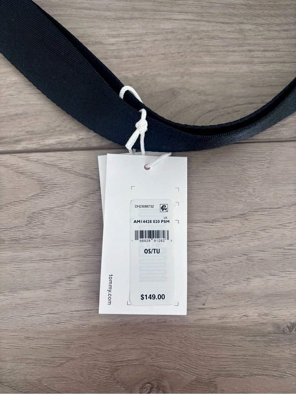 NWT! Tommy Hilfiger Dark Gray Men’s Flag Computer Bag